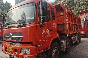 东风商用车 天锦重卡 310马力 8X4 6.2米自卸车(国五) 前四后八 东风二手自卸车 黄牌