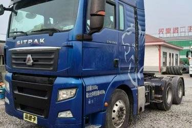 二手中国重汽 汕德卡SITRAK C7H重卡 540马力 6X4牵引车(国五) 双驱 曼二手牵引车 黄牌