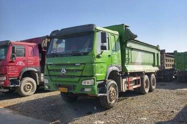 二手中国重汽 HOWO T6G重卡 380马力 6X4 5.8米自卸车(国五) 后八轮 中国重汽二手自卸车 黄牌