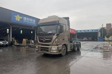 二手东风商用车 天龙旗舰KX 560马力 6X4牵引车(国五) 双驱 东风二手牵引车 黄牌图片