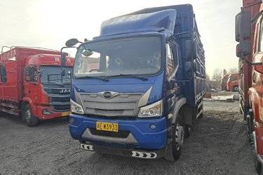 二手福田 时代领航ES5 高配版 220马力 6X2 6.8米排半仓栅式载货车(国六) 前四后四 潍柴二手载货车 黄牌