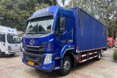 二手东风柳汽 乘龙H5中卡 245马力 4X2 7.8米厢式载货车(国六) 单桥 玉柴二手载货车 黄牌图片