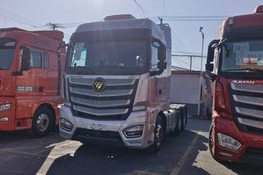 二手福田 欧曼GTL 520马力 6X4 AMT自动挡牵引车(国六) 双驱 福田康明斯二手牵引车 黄牌图片