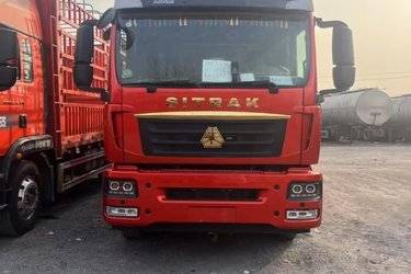 二手中国重汽 汕德卡SITRAK G5S 豪华版 330马力 4X2 6.8米仓栅式载货车(国六) 单桥 曼二手载货车 黄牌