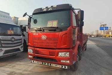 二手一汽解放 J6L中卡 创富版2.0 220马力 6X2 7.2米栏板载货车(国六) 前四后四 锡柴二手载货车 黄牌