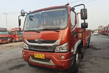 二手福田 时代领航ES5 220马力 6X2 6.8米排半栏板载货车(国六) 前四后四 潍柴二手载货车 黄牌