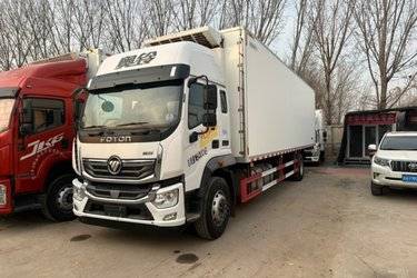 二手福田 奥铃大黄蜂 Home版 245马力 9.78米排半厢式载货车(国六) 单桥 福田康明斯二手载货车 黄牌