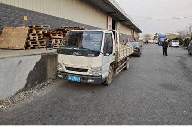 二手江铃 顺达小卡 普通款 116马力 3.7米单排栏板轻卡(国五) 单桥 江铃二手载货车 蓝牌