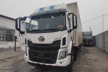 二手东风柳汽 乘龙H5 260马力 6X2 9.7米厢式载货车(400后桥)(国六) 前四后四 康明斯二手载货车 黄牌