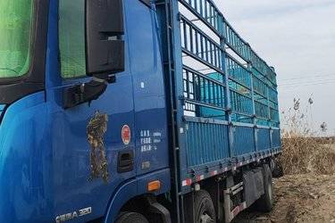 二手福田 欧曼GTL重卡 质享版 320马力 6X2 9.56米仓栅式载货车(国六) 前四后四 福田康明斯二手载货车 黄牌