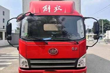 二手解放 虎VH 170马力 4.16米单排厢式轻卡(法士特8挡)(国六) 单桥 大柴二手载货车 蓝牌