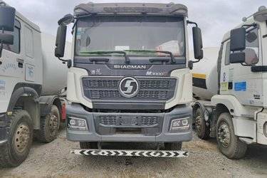 陕汽重卡 德龙M3000S 复合版 350力 8X4 7.85方混凝土搅拌车(方箱后处理发动机)(国六) 前四后八 潍柴二手搅拌车