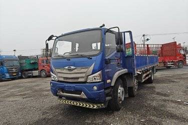 二手福田 时代领航ES5 220马力 6X2 6.8米排半栏板载货车(国六) 前四后四 潍柴二手载货车 黄牌