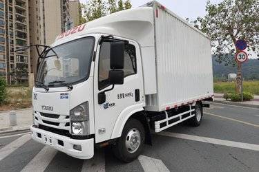 二手庆铃 五十铃M100 120马力 4.13米单排厢式轻卡(国六) 单桥 庆铃五十铃二手载货车 蓝牌