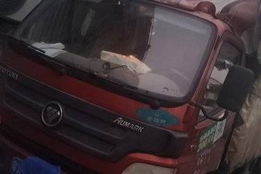 二手福田 欧马可3系 118马力 4.165米单排仓栅轻卡(国四) 单桥 福田康明斯二手载货车 蓝牌