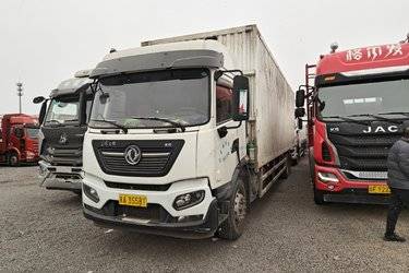 二手东风商用车 天锦KR 245马力 4X2 9.8米厢式载货车(国五) 单桥 康明斯二手载货车 黄牌