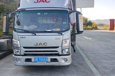 二手江淮 帅铃Q6 3.0L 129马力 CNG 4.18米单排仓栅式轻卡(国六) 单桥 云内动力二手载货车 蓝牌