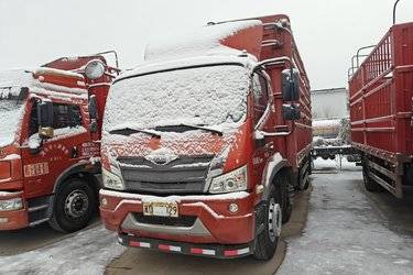 二手福田 时代领航ES5 高配版 220马力 6X2 6.8米排半仓栅式载货车(国六) 前四后四 潍柴二手载货车 黄牌