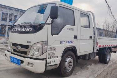 二手福田时代 小卡之星3 88马力 3.02米双排栏板微卡(国五) 单桥 全柴二手载货车 蓝牌