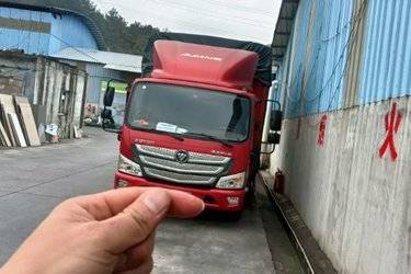 二手福田 欧马可3系 143马力 3.8米排半仓栅式轻卡(国五) 单桥 云内动力二手载货车 蓝牌