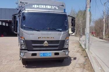 二手重汽HOWO悍将H8 2.5L柴油 185马力 中国重汽12档 4.15米单排仓栅式轻卡(国六) 单桥 潍柴二手载货车 蓝牌