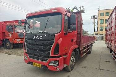 二手江淮 格尔发K5L中卡 160马力 4X2 6.8米栏板载货车(国五) 单桥 玉柴二手载货车 黄牌