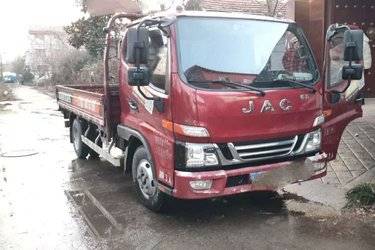 二手江淮 骏铃V5 120马力 3.85米排半栏板轻卡(国五) 单桥 云内动力二手载货车 蓝牌