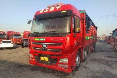 徐工 漢風(汉风)G5 轻量化版 350马力 8X4 9.6米仓栅式载货车(国五) 前四后八 潍柴二手载货车 黄牌