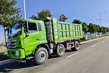 二手上汽红岩 杰豹重卡 复合版 245马力 6X2 5.2米自卸车(国五) 前四后四 上柴二手自卸车 黄牌