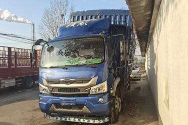 二手福田 时代领航ES5 高配版 220马力 6X2 6.8米排半仓栅式载货车(国六) 前四后四 潍柴二手载货车 黄牌