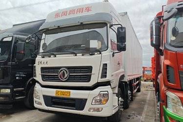 二手东风商用车 天龙VL重卡 292马力 6X2 9.6米厢式载货车(国五) 前四后四 康明斯二手载货车 黄牌