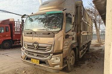 福田 奥铃大黄蜂 220马力 6.8米排半仓栅式载货车(国五) 单桥 云内动力二手载货车 黄牌