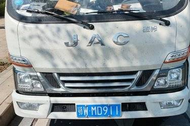 二手江淮 骏铃V5 162马力 4.15米单排厢式轻卡(国六) 单桥 潍柴二手载货车 蓝牌