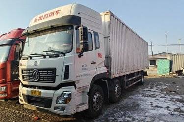二手东风商用车 天龙重卡 245马力 6X2 9.6米厢式载货车(国五) 前四后四 雷诺二手载货车 黄牌