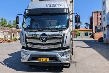 二手福田 欧航AR系 220马力 4X2 6.8米厢式载货车(国六) 单桥 康明斯二手载货车 黄牌