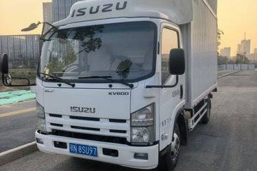 二手庆铃 五十铃KV600 130马力 4.17米单排厢式轻卡(气剎)(国五) 单桥 庆铃五十铃二手载货车 蓝牌