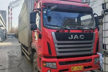 二手江淮 格尔发K5L中卡 190马力 4X2 7.8米厢式载货车(国五) 单桥 江淮纳威司达二手载货车 黄牌