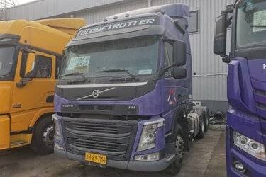 沃尔沃 FM重卡 460马力 6X2 AMT自动挡牵引车(国六) 双导 沃尔沃二手牵引车 黄牌