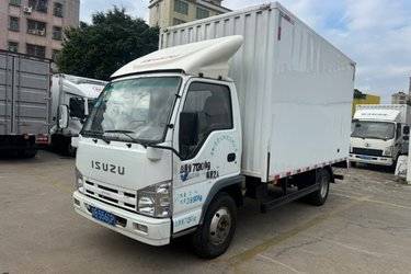 二手庆铃 五十铃100P 98马力 4.25米单排厢式轻卡(国五) 单桥 庆铃五十铃二手载货车 蓝牌