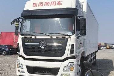 二手东风商用车 天龙VL重卡 292马力 6X2 9.6米厢式载货车(国五) 前四后四 东风康明斯二手载货车 黄牌