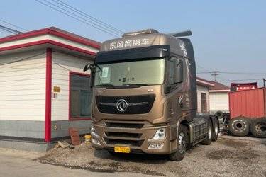 二手东风商用车 天龙旗舰KX 600马力 6X4牵引车(国六) 双驱 潍柴二手牵引车 黄牌图片