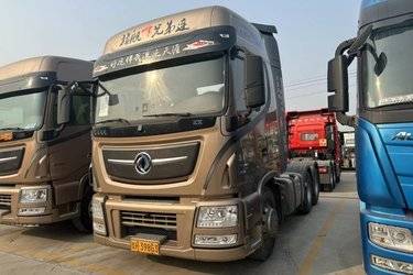 二手东风商用车 天龙旗舰KX 560马力 6X4 AMT牵引车(14挡)(国五) 双驱 康明斯二手牵引车 黄牌