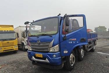 二手福田 时代领航ES5 220马力 6X2 6.8米排半栏板载货车(国六) 前四后四 潍柴二手载货车 黄牌