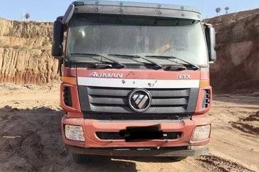 二手福田 欧曼ETX 6系重卡 300马力 8X4 6.8米自卸车(459后桥)(国五) 前四后八 曼二手自卸车 黄牌