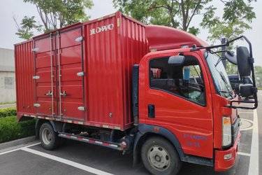 二手中国重汽HOWO 悍将 130马力 4.15米单排厢式轻卡(国六) 单桥 潍柴二手载货车 蓝牌