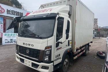 二手中国重汽HOWO 统帅 160马力 4.15米单排厢式轻卡(国六) 单桥 潍柴二手载货车 蓝牌