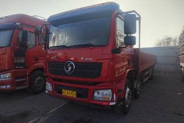 二手陕汽重卡 德龙L3000 标载版 245马力 6X2 9.7米栏板载货车(国五) 前四后四 玉柴二手载货车 黄牌