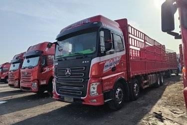 三一集团 银松版 430马力 8X4 9.5米仓栅式载货车(国五) 前四后八 潍柴二手载货车 黄牌