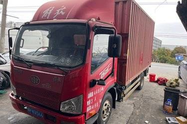 二手解放 J6F 148马力 4.16米单排厢式轻卡(国五) 单桥 潍柴二手载货车 蓝牌