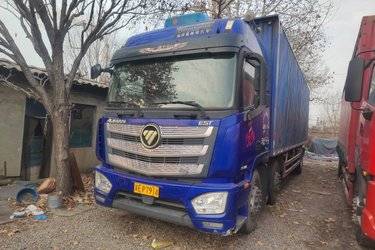 二手福田 欧曼EST 6系重卡 280马力 6X2 9.53米厢式载货车(国五) 前四后四 福田康明斯二手载货车 黄牌